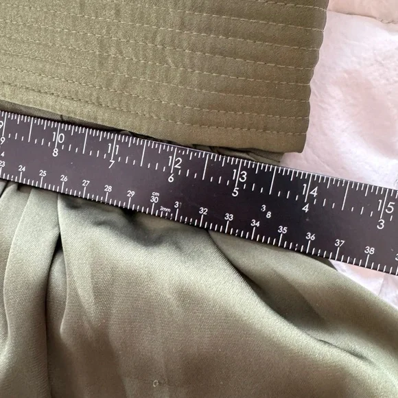 Vera Wang WHITE Green V-Neck Maxi Dress Formal Bridal 4 - Picture 7 of 7